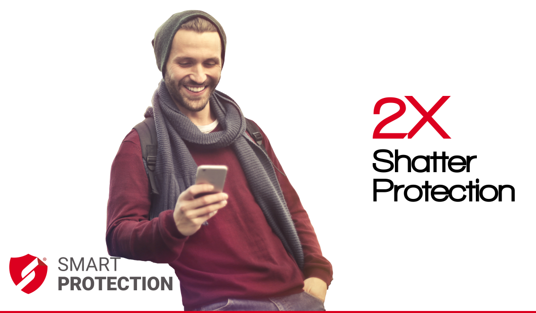 2x Shatter Protection for your Smartphone - Smart Protection Film