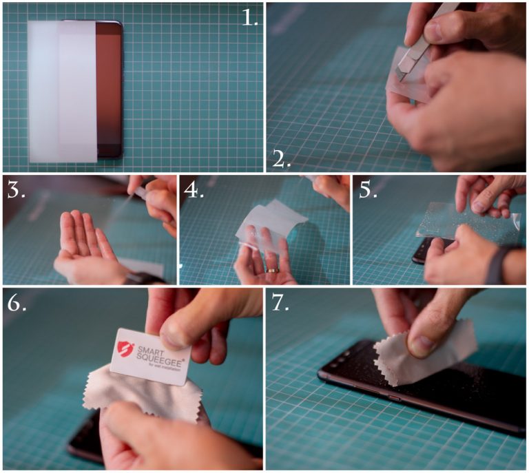 Smart protection Film installation instructions -1